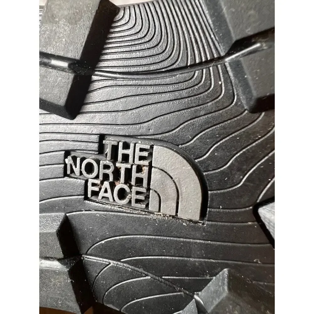 The North Face Bergen Leather Waterproof Boot Size 10.5 Black Leather Lace Up